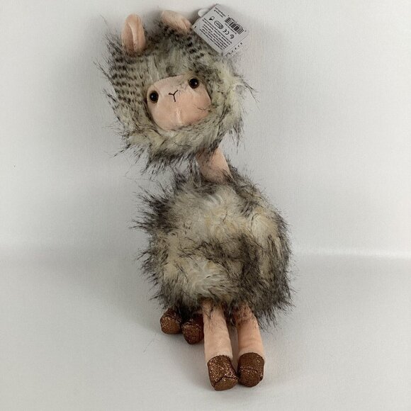 Wild Republic Fluffs Llama 18" Plush Stuffed Animal Sparkle Foot Toy with Tags - Picture 8 of 8